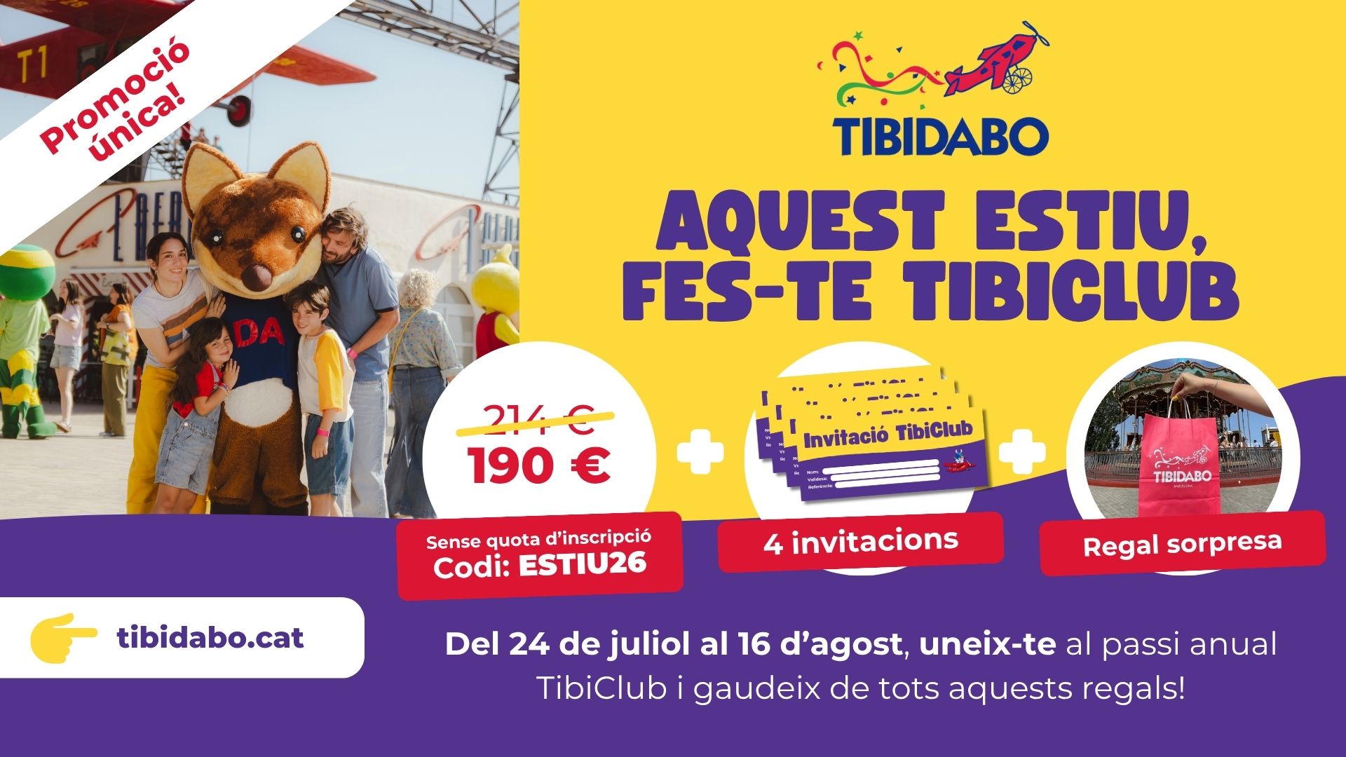 Promoció TibiClub Tibidabo